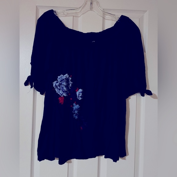 cha cha vente Tops - Cha Cha Vente Off the Shoulder Top - 1X